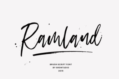 Ramland Font by Sronstudio — Serif Font — thumbnail 1