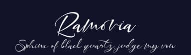Ramovia by Letterara — Script Handwritten Font — thumbnail 2