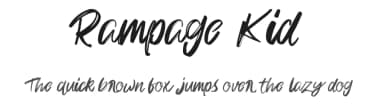 Rampage Kid by D&K Project — Script Handwritten Font — thumbnail 1