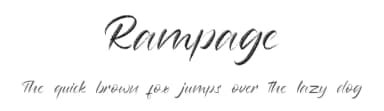 Rampage by JunCreative — Script Handwritten Font — thumbnail 1