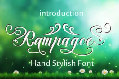 Rampagoe Font by Amanda_Design — Script Handwritten Font — thumbnail 1
