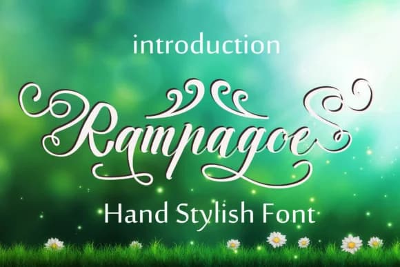 Rampagoe Font by Amanda_Design — Script Handwritten Font