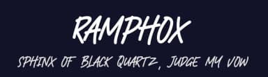 Ramphox by Beningtype by. Letteratom — Script Handwritten Font — thumbnail 2