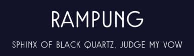 Rampung by Adien Gunarta — Sans Serif Font — thumbnail 2