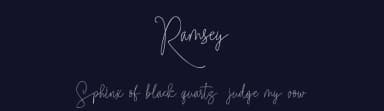 Ramsey by Analogous Studio — Script Handwritten Font — thumbnail 2