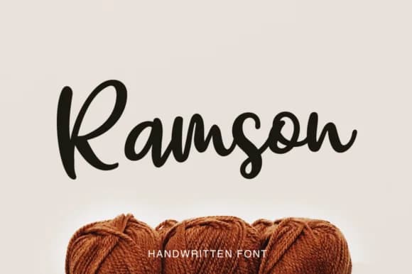 Ramson Font by Pasha Larin — Script Handwritten Font