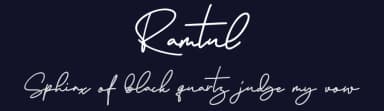 Ramtul by DM Letter Studio - Dimas Prasetyo — Script Handwritten Font — thumbnail 2