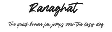 Ranaghat by Vunira Design — Script Handwritten Font — thumbnail 1
