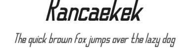 Rancaekek by NihStudio — Sans Serif Font — thumbnail 1