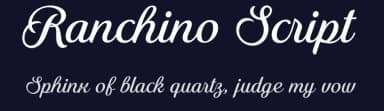 Ranchino Script by Måns Grebäck — Script Handwritten Font — thumbnail 2