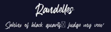 Randelles by RaisProject — Script Handwritten Font — thumbnail 2