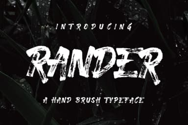 Rander Font by Visuelcolonie — Script Handwritten Font — thumbnail 1