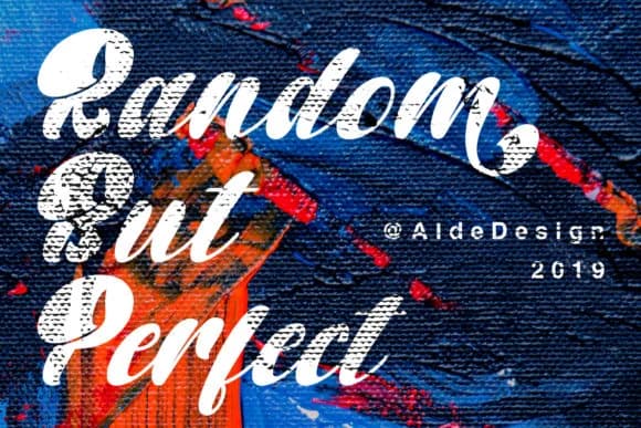Random but Perfect Font by aldedesign — Script Handwritten Font