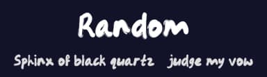 Random by Ditya Ananto — Script Handwritten Font — thumbnail 2