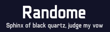 Randome by Storytype Studio — Sans Serif Font — thumbnail 2