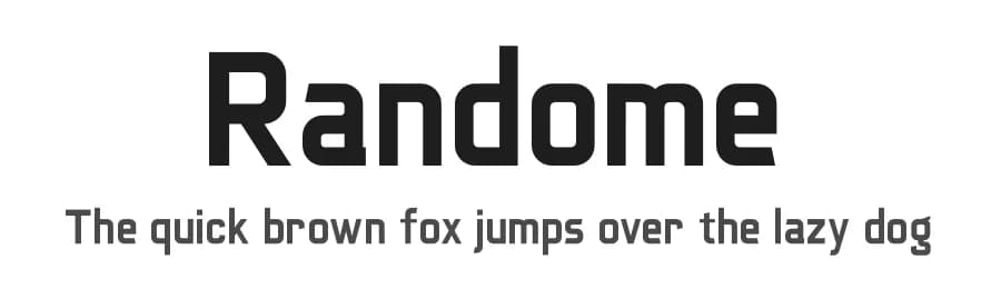Randome by Storytype Studio — Sans Serif Font