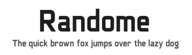 Randome by Storytype Studio — Sans Serif Font — thumbnail 1