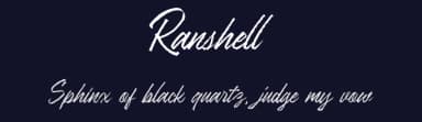 Ranshell by Letterhend Studio — Script Handwritten Font — thumbnail 2