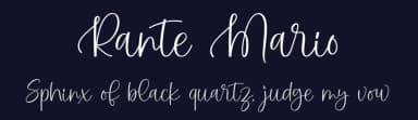Rante Mario by Four Lines — Script Handwritten Font — thumbnail 2