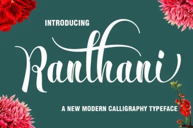 Ranthani Font by Jhoen Studio — Script Handwritten Font — thumbnail 1