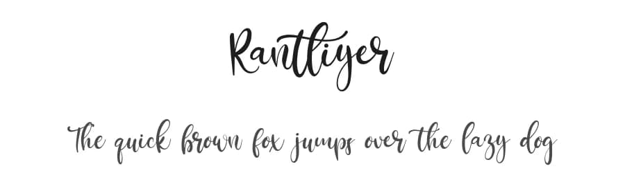 Rantliyer by StringLabs Creative Studio — Script Handwritten Font