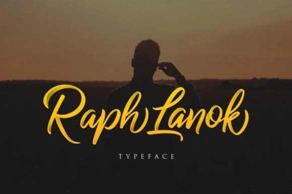 Raph Lanok Font by Alit Design — Script Handwritten Font