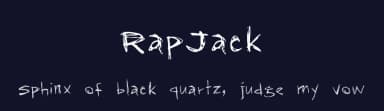 RapJack by Pizzadude — Script Handwritten Font — thumbnail 2