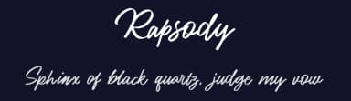 Rapsody by Aksoro 99 — Script Handwritten Font — thumbnail 2