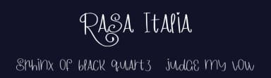 Rasa Italia by Go Letter — Script Handwritten Font — thumbnail 2