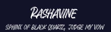 Rashavine by Arterfak Project — Script Handwritten Font — thumbnail 2