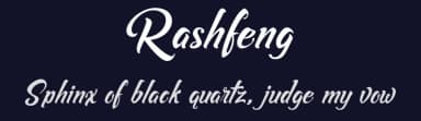 Rashfeng by Fajr's Type — Script Handwritten Font — thumbnail 2