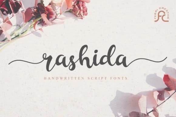Rashida Font by Febri Creative — Script Handwritten Font