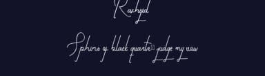 Rashyid by Edric Studio — Script Handwritten Font — thumbnail 2