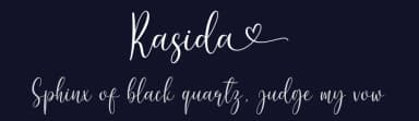 Rasida by AV Type — Script Handwritten Font — thumbnail 2