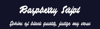 Raspberry Script by Måns Grebäck — Script Handwritten Font — thumbnail 2