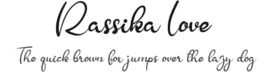 Rassika Love by Belina Studio — Script Handwritten Font — thumbnail 1