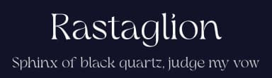 Rastaglion by Moka Type Studio — Serif Font — thumbnail 2