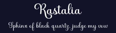 Rastalia by Romi Rahmadi — Script Handwritten Font — thumbnail 2