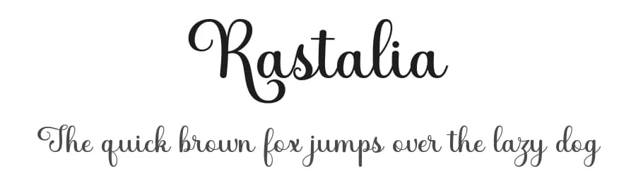 Rastalia by Romi Rahmadi — Script Handwritten Font