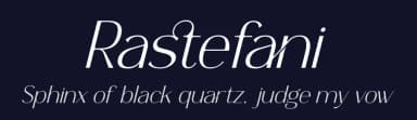 Rastefani by Denustudios — Sans Serif Font — thumbnail 2