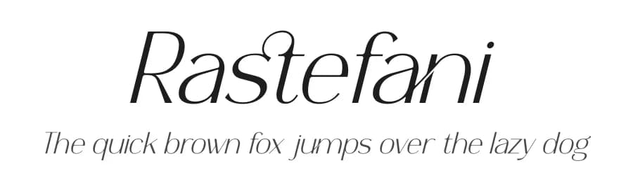 Rastefani by Denustudios — Sans Serif Font