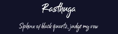 Rasthuga by LakuFont — Script Handwritten Font — thumbnail 2