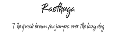 Rasthuga by LakuFont — Script Handwritten Font — thumbnail 1