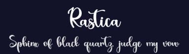Rastica by Alif Ryan Zulfikar — Script Handwritten Font — thumbnail 2
