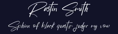 Rastin Smith by Milea Sajojo — Script Handwritten Font — thumbnail 2