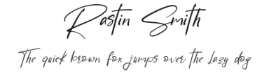 Rastin Smith by Milea Sajojo — Script Handwritten Font — thumbnail 1