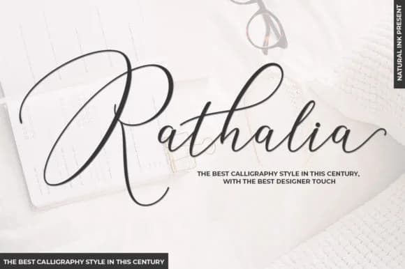 Rathalia Font by Natural Ink — Script Handwritten Font