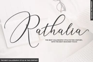 Rathalia Font by Natural Ink — Script Handwritten Font — thumbnail 1