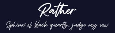 Rather by Din Studio — Script Handwritten Font — thumbnail 2