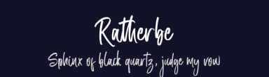 Ratherbe by Zane Studio — Script Handwritten Font — thumbnail 2